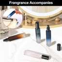 4-Pack Glass Perfume Spray Bottles - Refillable Travel Size Perfume Atomizer, Portable Leak-Proof Cologne Sprayer Kit with Funnel & Pipette for Toiletries Accessories