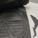 Amazon Basics 4-Piece Heavy Duty Anti-Slip PVC Floor Mats with Cargo Liner, Waterproof Trim To Fit Car Mats, Easy to Clean, Black