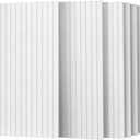 UMIACOUSTICS 6 Packs Acoustic Panel,47.2 x 23.6 Inches Decorative Sound Proof Panel for Office,Home Theater,Studio,White