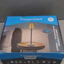 Timjorman 4-Pack Cordless Table Lamps - 5000mAh Rechargeable Battery Operated Desk Lamp, 3-Level Dimmable LED Night Light for Bedroom, Dining, Restaurant - Metal Desig