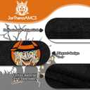 3 Pcs Halloween Hand Towels Embroidered Towel 3 Colors Vintage Cartoon Absorbent Bath Towel for Halloween Holiday Baking Cooking, 29.5 x 13.7 Inch