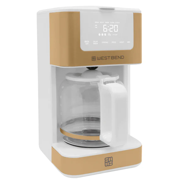 West Bend Timeless 12 Cup Coffee Maker - Blue/Gold