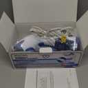 BEAUTURAL Steamer for Clothes, Portable Handheld Garment Fabric Wrinkles Remover, Aluminun Heating Plate, 35-Second Fast Heat-up, Large Detachable Water Tank (Only for 120V) (Blue&White)