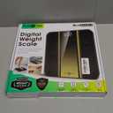 RunStar Digital Bathroom Scale for Body Weight with High Precision, Clear LED Backlight Display, Accurate Scale with 6mm Tempered Glass, 400lb (11 x 11 inches, Gold)