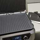 Chefman 5-in-1 Digital Panini Press Grill Sandwich Maker and Griddle Grill Combo with Removable, Reversible Dishwasher-Safe Grilling Plates, Opens 180 for Indoor BBQ /Flat Top Grill, Stainless steel (4 Slice - Digital)