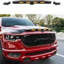 Hood Deflector with Light Compatible with 2019-2026 Dodge RAM 1500