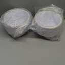 Goodluck 100 Pack Plastic Bowls with Gold Rim, 12oz Disposable Soup Bowls, Heavy Duty Dessert Bowls for Weddings, Parties, Dinners, Catering, Thanksgiving and Everyday Use