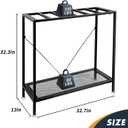Fish Tank Stand: The Perfect 29 Gallon Metal Aquarium Stand Measuring 32.7" W x 13" D x 32.3" H to Fit Your Aquatic Display Needs.