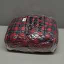 Buryeah 15 Pcs Christmas Buffalo Plaid Throw Blankets Bulk 60 x 50 Inch Tartan Plaid Checkered Warm Throw Blankets Decor for Christmas Couch Sofa Chair Bed Office Home(Style A, Red and Green)