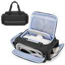 CURMIO CPAP Travel Bag Compatible with ResMed AirSense 11, AirSense 10, AirSense 10 elite, AirStart 10, Portable Carrying Case Compatible with Philips Dreamstation, 3B Medical Luna G3, XT Fit, Black