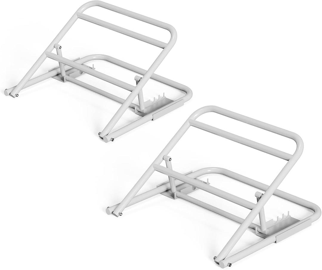 2 Pack Under Mattress Wedge, Metal Mattress Elevator With 4 Height Adjustable Design For Customized Comfort 150LBS Weight Capacity Under Mattress Riser Upgrade Sleep And Relaxation Experience