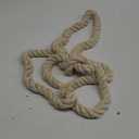 10ft Natural Twisted Cotton Rope Strong Triple-Strand Rope for Sports, Crafts, Indoor Outdoor Use Tug of War Rope