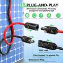 Vansdon Solar to XT60i Extension Cable 10AWG 50FT XT60i Female to Male Connector for RV Foldable Solar Panel, Portable Power Station, Solar Generator