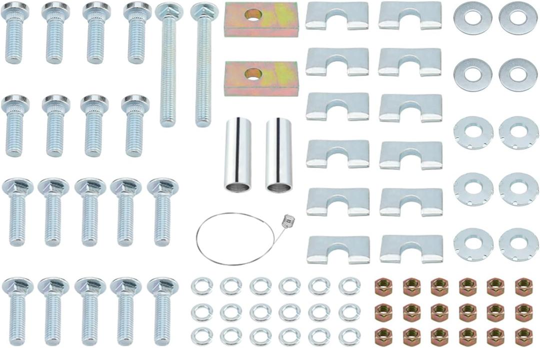 Universal Fifth Wheel Hardware Installtion Kit for Rails and Brackets, Universal 5th Wheel Hardware Replacement Part Replace# 16111