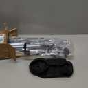 ROWELL Snare Drum Stand Snare Stand with Drum Sticks Double Braced Snare Stand Fit for 10 to 14 Inch Snare Drum and Practice Pad,Standing Snare Drum Stand Adjustable 40.5 Inches for Drum Beginners