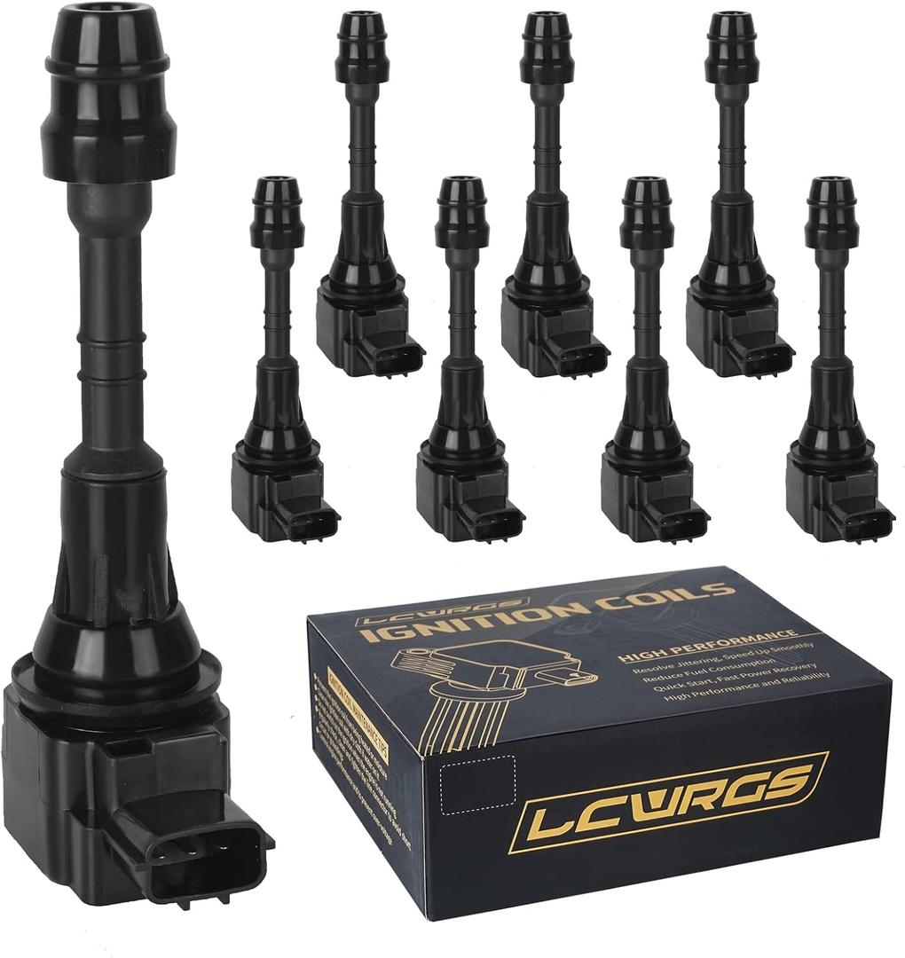 Set of 8 Ignition Coils for 5.6 V8 Nissan Titan Armada Infiniti QX56 2007 2008 2009 2010 2011 2012 2013 2014 2015 Coil Packs OE# UF551 22448ZE00A