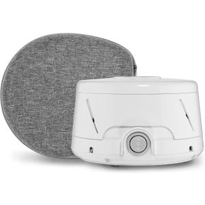Yogasleep Dohm Classic (White) White Noise Machine + Travel Case, Sound Machine, Soothing Natural Sound from a Real Fan, Noise Cancelling, Sleep Therapy, Office Privacy, Travel