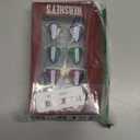 HERSHEY'S HY0158 Kurt Adler Plastic Mini Kisses Ornament, Set of 6,Christmas