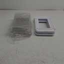 Delamu 2 Sets of 3-Tier Bathroom Under Sink Organizers and Storage, Multi-Purpose Stackable Pantry Organization and Storage, Pull Out Clear Kitchen Bathroom Cabinet Organizer with Movable Dividers (White)