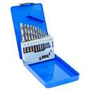 13-Piece Cobalt Drill Bit Set M35 HSS Industrial Straight Shank Hand Drill Twist Drill Bits Suitable for Stainless Steel, Steel, Iron, Copper, Aluminum DIY Home Tool Repair 1/16"-1/4"