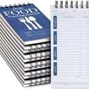 Juvale Food Journal 12-Pack - 4 x 8 in Compact Softcover - Daily Food Log & Calorie Tracker with Meal & Water Sections