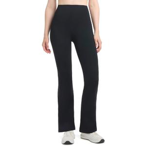 Danskin Womens Satin Stitch Flare Leg Yoga Pants Size S