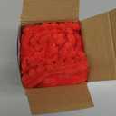 MIULEE Decorative Throw Pillow Covers for Couch Bed Livingroom 18x18 Inch Set of 2 Red Boho Accent Throw Pllows Broadside Striped Patchwork Soft Corduroy Pillowcases