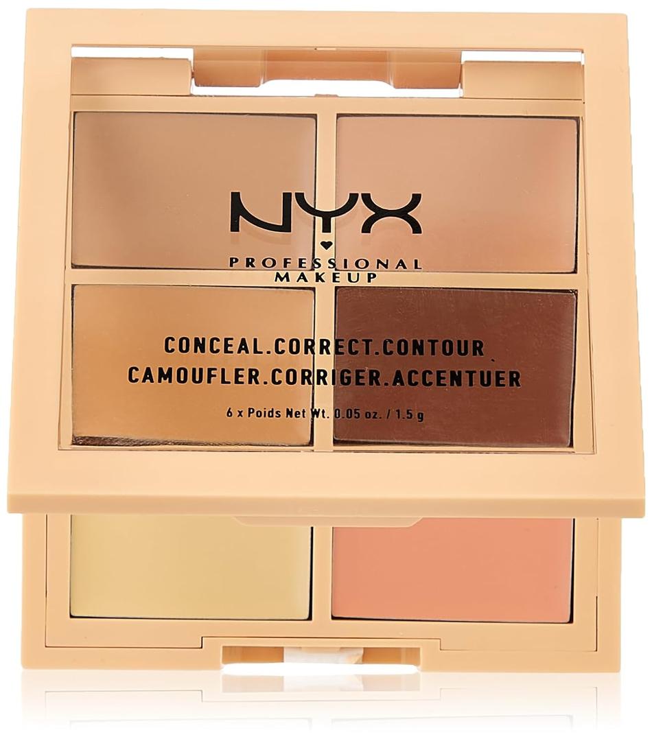 NYX PROFESSIONAL MAKEUP Conceal Correct Contour Palette - Light (1 Count (Pack of 1))