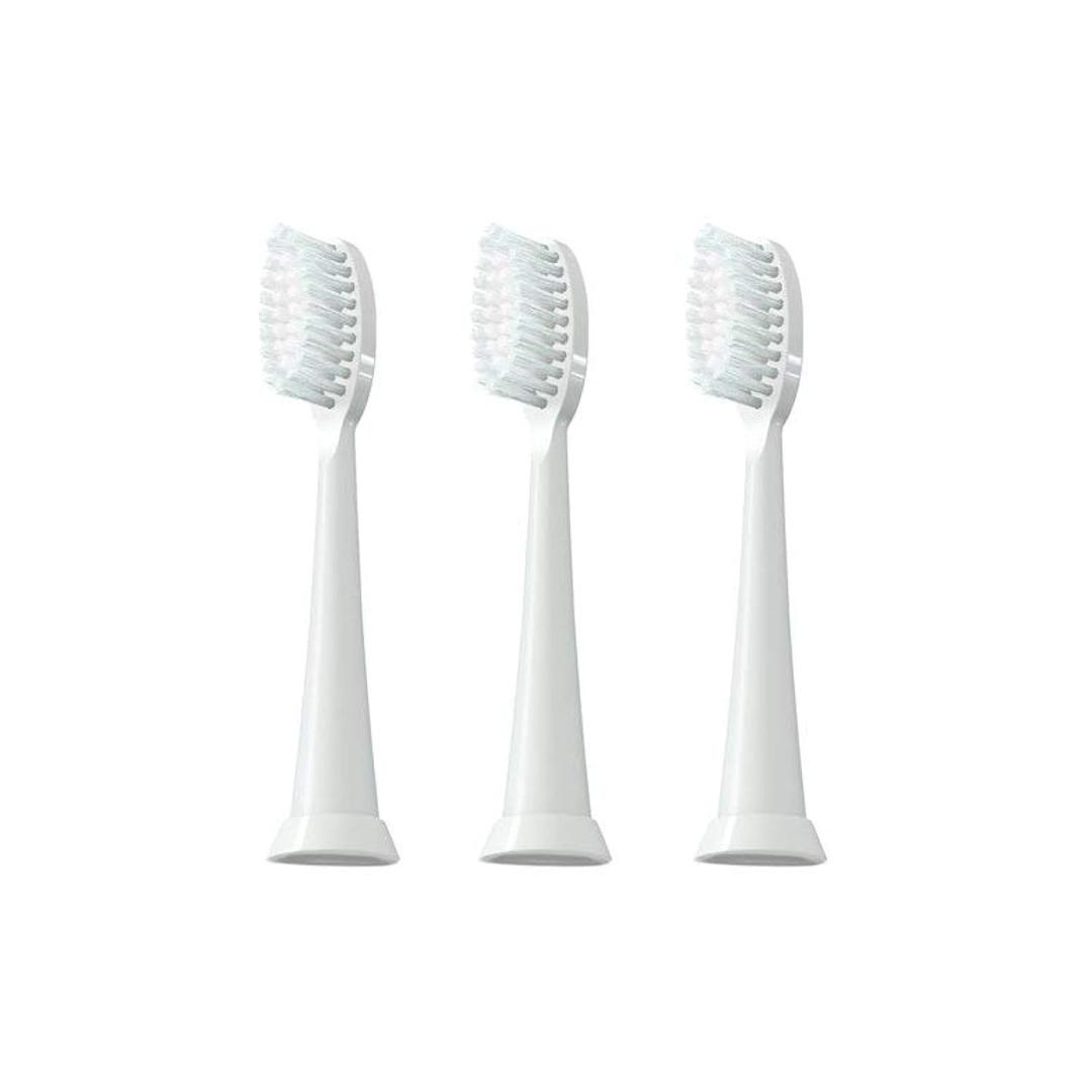 TAO Clean Sonic Electric Toothbrush Replacement Heads (3-Pack)  Replacement Heads for the TAO Clean Electric Toothbrush and Docking Station, White