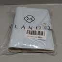 Vlando Jewelry Book Organizer - Leather Travel Jewelry Case with 5 Detachable Pages for Necklaces, Rings, Earrings, Tangle-Free, Giftable,Baby Blue (Medium)