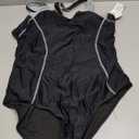 beautyin Women's One Piece Athletic Racerback Swimsuit Slimming Bathing Suit, XL