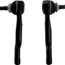 Front Outer Tie Rod End FITS for Ford Fusion 2013-2020/ Edge 2015-2021, for Lincoln MKZ 2013-2020/ MKX 2016-2018/ Continental 2017-2020, ES801109 ES801110 Front Outer Tie Rods- 2pc Set