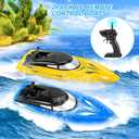 3PACK Remote Control Rc Boat for Kids, 2.4Ghz Control, Whole Body Waterproof, 6 Rechargeable Batteries Summer Water Toys for Pools Lakes River & Bathtub.