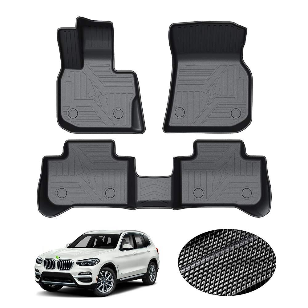 KUST Floor Mats for 2020-2025 2026 Mazda CX-30, All Weather Floor Liners TPE Front Rear 2 Row Car Mats for CX30 Accessories High Edge Non-Slip
