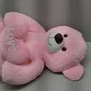 36" Big Valentines Teddy Bear Stuffed Animal, Soft Cute Large Pink Teddy Bear Plush with Red Heart, Love Stuffed Bear Plushie as for Girlfriend Wife Kids, Baby Shower Decor