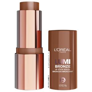 L'Oreal Paris Lumi Bronze Le Stick Soleil Bronzer Stick, Cream-To-Powder Bronzer For A Sunkissed Face Makeup Glow, 130 Sunset Dor
