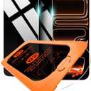 OMOTON Privacy Screen Protector for iPhone 17 Pro Max [Auto-Align Installation], Tempered Glass with 9H+ Hardness & 12FT Military Grade Shatterproof, 100% Anti-Spy, Full Coverage Protection, 1 Pack