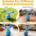 2 x Interactive Dog Toy, Smart Automatic Rolling Moving Dog Toy Ball, Durable Puppy Chew Toys for Small Medium Dogs for Boredom, Anxiety Relief, Daily Training (Blue)