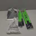 MXF Pooper Scooper, Dog Pooper Scooper Long Handle Stainless Metal Tray and Rake Set for Medium Small Dogs Heavy Duty - Use on Grass, Dirt or Gravel - Pet Supplies (Green)