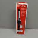 Revlon Perfect Heat Triple Ceramic Curling Iron | For Silky Smooth Medium Curls (1 in) (Silver & Black)