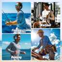 3 Pack Long Sleeve Shirts for Men - Quick Dry Moisture Wicking UV Sun Protection T-Shirts for Fishing Workout Athletic Gym 3XL