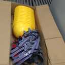 Xuhal 12 Pieces 4 Point Suspension Hard Hat Bulk Safety Helmets with Vents and Cotton Brow Pad ABS Construction Hardhats for Safety Adjustable Ratchet Hard Hats for Work Head Protection (Yellow)