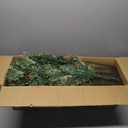 Lunmon 2 Pack 4FT Entrances Christmas Trees for Porch Pre Lit Artificial Pathway Potted Xmas Tree with 100 LED Lights 8 Mode Remote Control Berries Pine Cones for Front Door Driveway Yard Outdoor