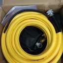 UTOOL 30 FT Heated Water Hose for RV Camper with 90 Degree Elbow, NSF 372 Drinking Water Certified Garden Hose, Automatic Thermostat Antifreeze Protection to -40F, 5/8" ID, 3/4" GHT Adapter