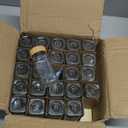 NETANY 24 Pcs Glass Spice Jars with Bamboo Lids, 4 oz Glass Jars with Minimalist Farmhouse Spice Labels Stickers, Collapsible Funnel, Seasoning Storage Bottles for Spice Rack, Cabinet, Drawer