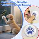 ChunHee Dog Training Bells for Door - Dog Door Bell for with 36 Custom Sounds | Dog Bell for Door Potty Training | Chew-Proof & Adjustable Volume (0-115dB) | Teach Puppies to Signal to Go Outside