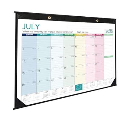 Desk Calendar 2026 Large 22" x17", AgePlace Wall Calendar 2025-2026 Covers July 2025 - December 2026, Office Supplies Desktop Monthly Calendar for Home Classroom School & Office Or teacher Gifts