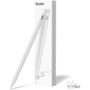 Stylus Pen for iPad Touch Screens 15 Mins Fast Charge Tablet Pen Active Stylus Pencil 2nd Generation Compatible with iPad Pro 11"/12.9"/M4, Air 3/4/5/M2,Mini 7(A17 Pro)/6/5 Gen, iPad 10/9/8/7/6 White