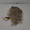 LINGHANG Dirty Blonde Wigs with Bangs Long Wavy Wigs for Women Long Blonde Wigs with Dark Root Wig Heat Resistant Synthetic Wig for Party Daily Use