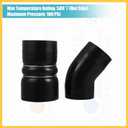 1 Set Intercooler Hose with T Bolt Clamps Kit for Ford F250 F350 2003 2004 2005 2006 2007 Only 6.0L Diesel Engine No.6C3Z6C640B Auto Replacement Parts